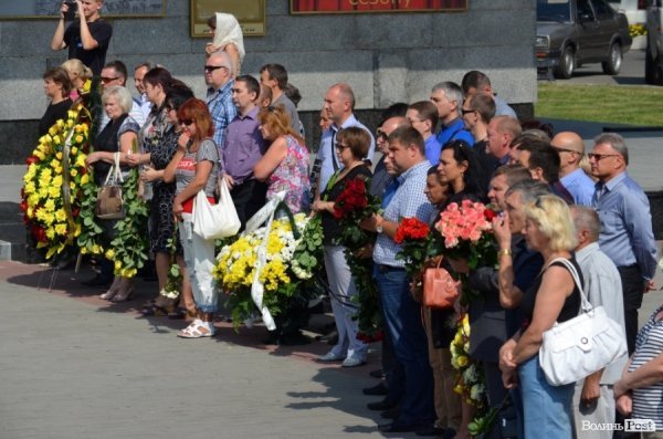 У Луцьку відспівали панахиду за Єремеєвим. ФОТО