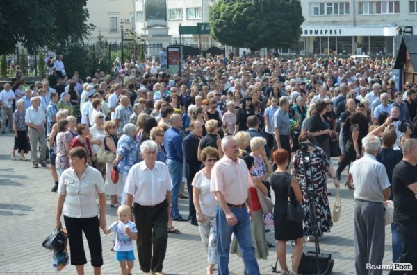 У Луцьку відспівали панахиду за Єремеєвим. ФОТО