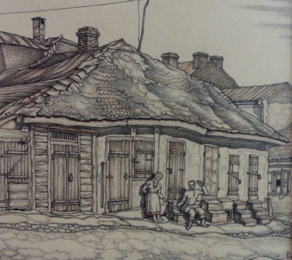 Рідкісний малюнок Луцька продають на інтернет-аукціоні