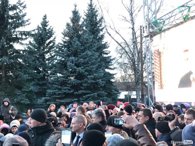 Президент України приїхав у Рожище. ФОТО