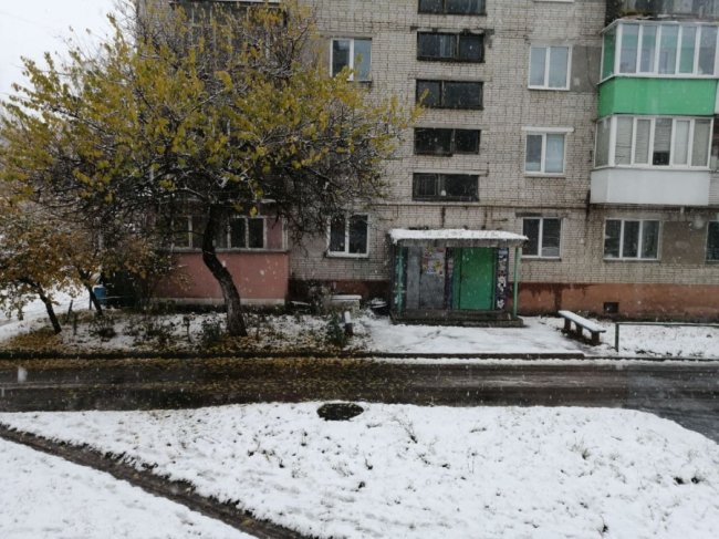 Діти ліплять перших сніговиків: міста України засипає першим снігом. ФОТО