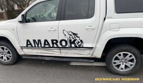 Під Луцьком – аварія за участю двох автомобілів. ФОТО