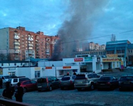 Під Києвом вибухнув супермаркет. ВІДЕО