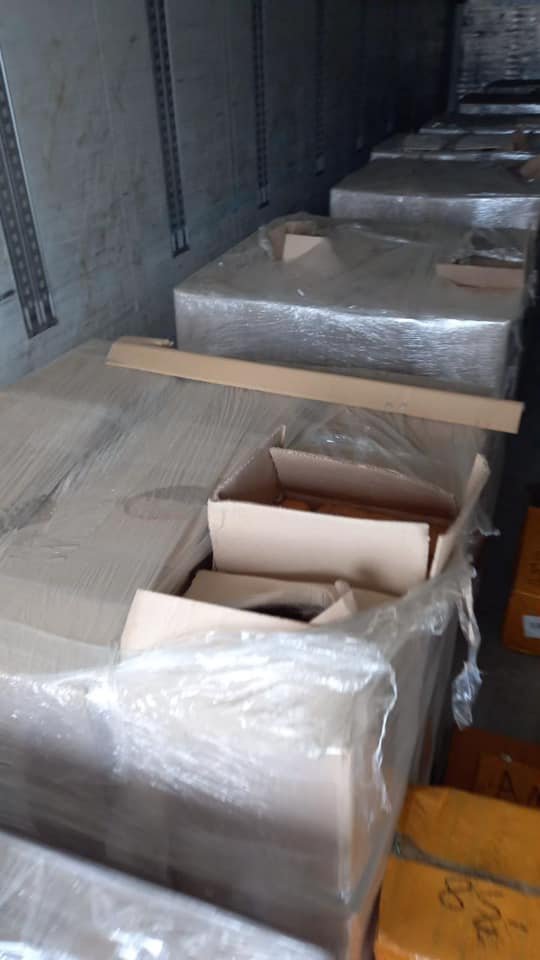 На волинському кордоні зупинили вантажівку, напаковану цеглою. ФОТО