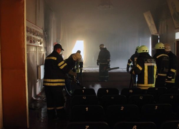 Пожежа на Черкащині: у гральному закладі згорів відвідувач