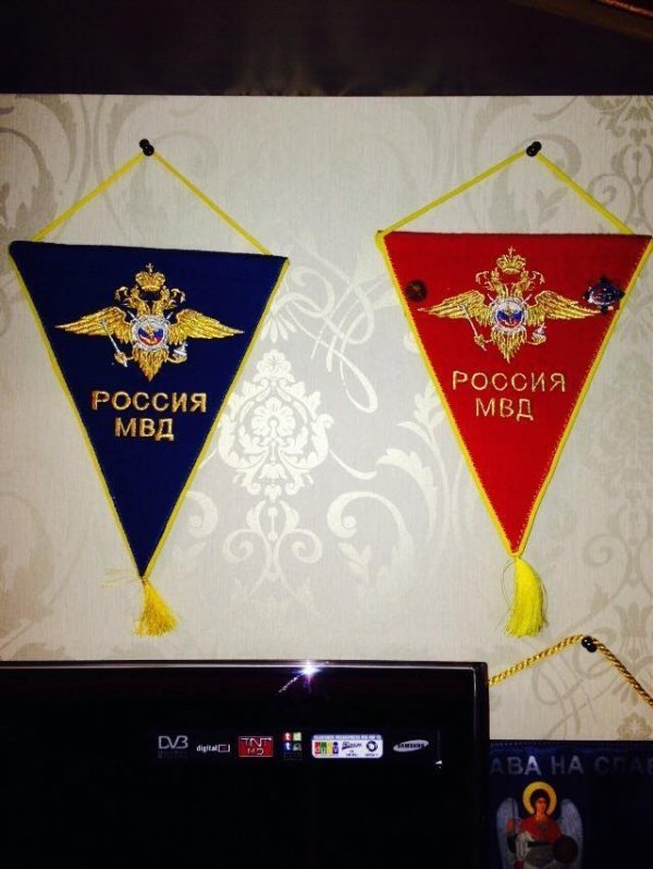 У кабінеті спійманого на хабарі начальника міліції Одеси знайшли штандарти МВС РФ