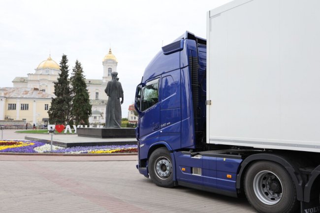 У Луцьк прибуло понад 40 тонн гуманітарної допомоги з Норвегії. ФОТО