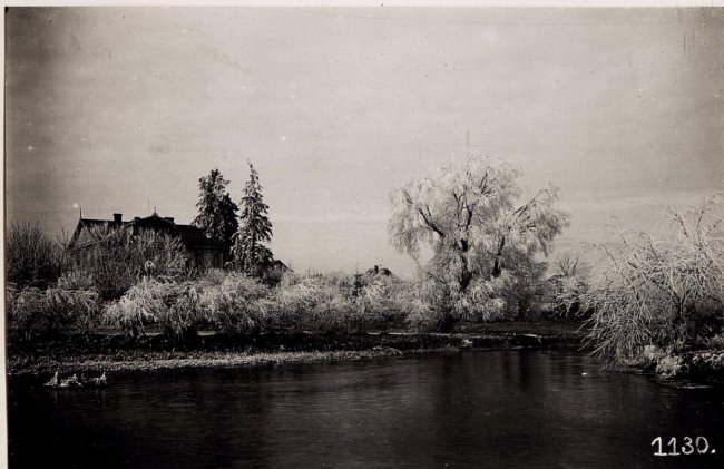 Зимові панорами Волині на столітніх фото
