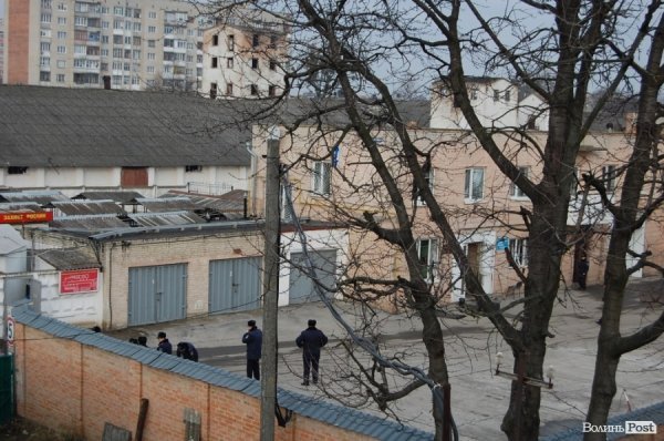 Офіс Партії регіонів у Луцьку після підпалу. ФОТО