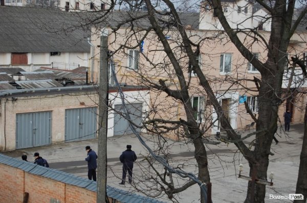 Офіс Партії регіонів у Луцьку після підпалу. ФОТО