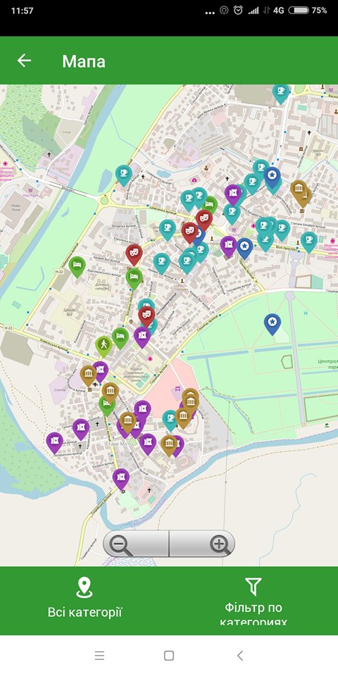 Запустили мобільний додаток для луцьких туристів. ФОТО