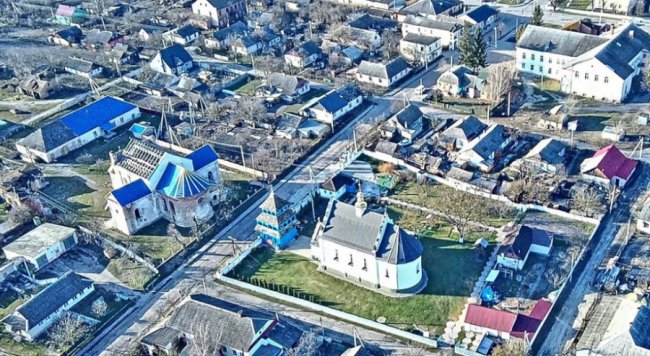 Волинське селище з висоти пташиного польоту. ФОТО