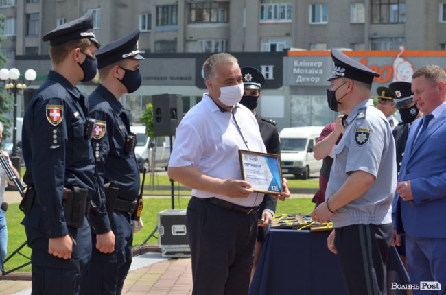Волинські «шерифи» отримали 25 службових позашляховиків. ФОТО