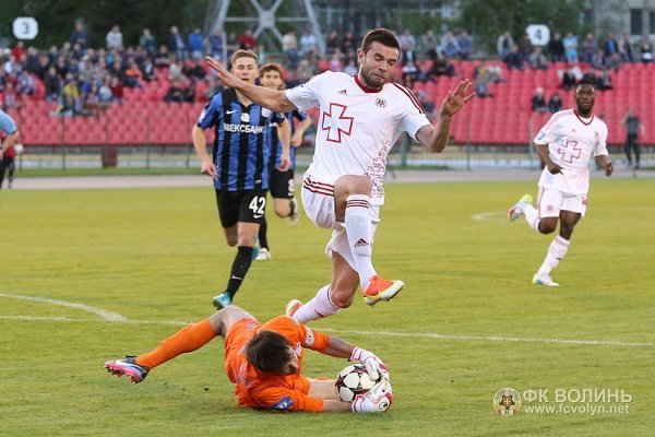 Як «Волинь» втретє поспіль вдома програла. ФОТО