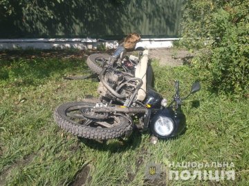 На Волині автомобіль збив мотоцикліста, водія двоколісного госпіталізували. ФОТО