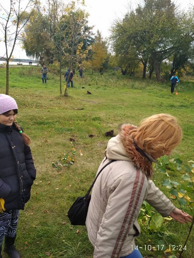 Ковель: в честь захисників України висадили парк