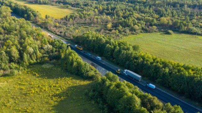 На Волині триває капремонт міжнародної автодороги. ФОТО
