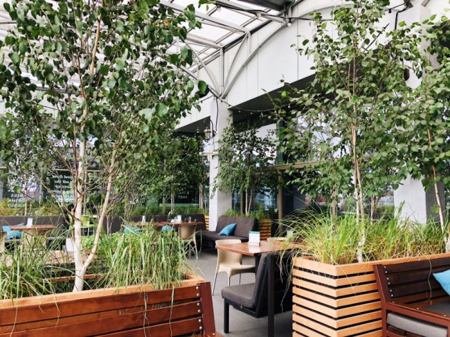 Тераса Grand Central стала ще теплішою*