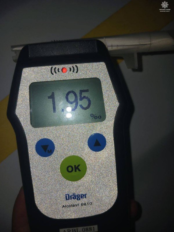 На Волині затримали дві п'яні водійки, які скоїли ДТП