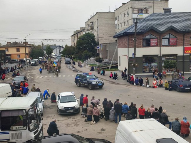 На Волині зустріли тіло загиблого Героя Володимира Шахна. ФОТО
