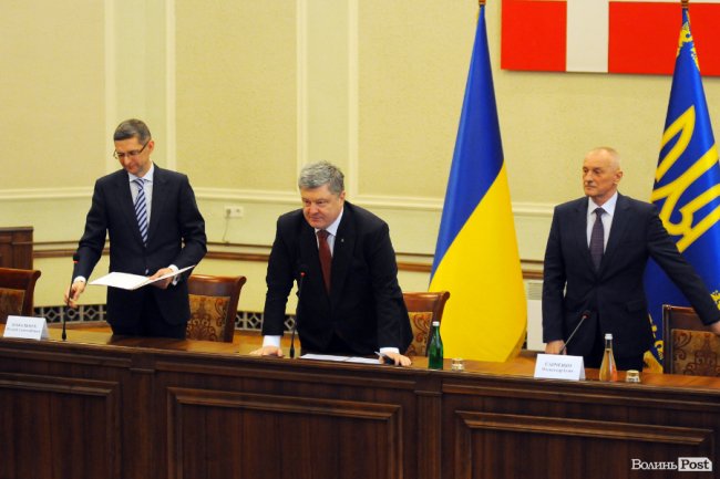 Петро Порошенко в Луцьку. ФОТО