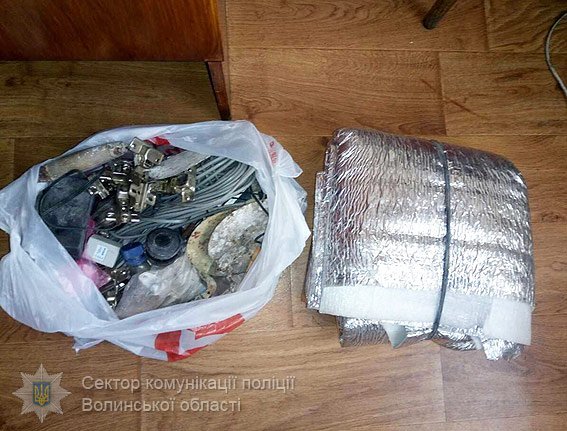 Волинських злодіїв затримали на виході з місця крадіжки