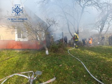 На Волині горів житловий будинок. ФОТО