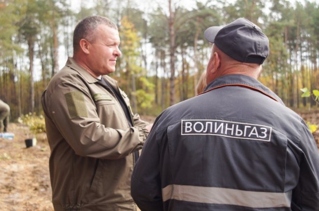 Волинські газовики садять дерева та закликають використовувати електронні квитанції за розподіл газу