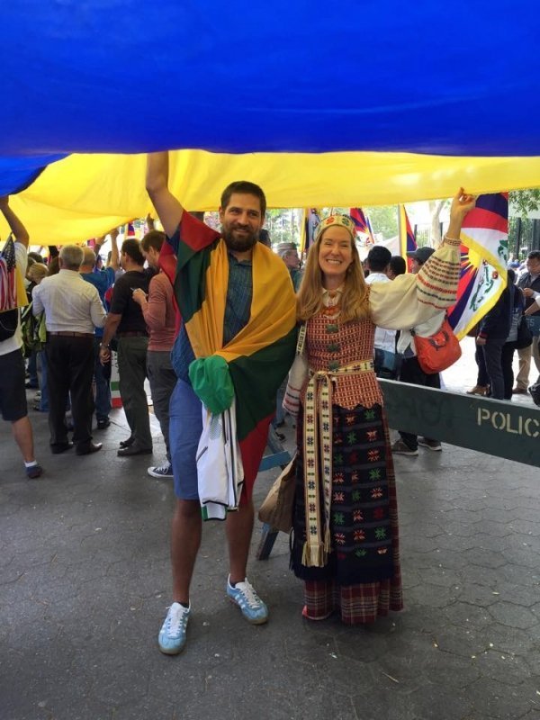 Нью-Йорк: протести проти агресивної політики Путіна. ФОТО