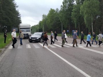 Волиняни перекрили трасу «Київ-Ковель-Ягодин». ФОТО