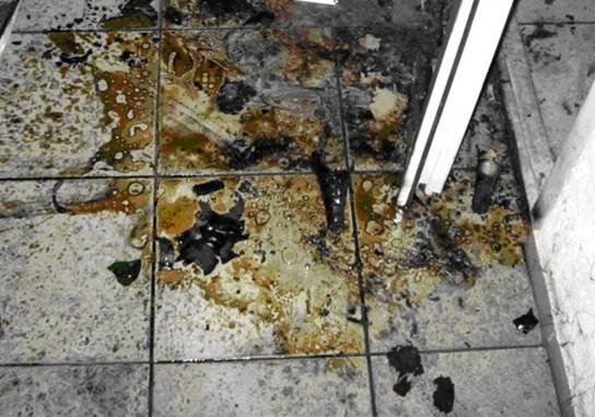 На Київщині спалили відділок міліції. ФОТО