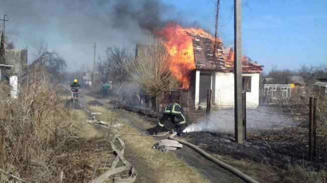 Під Ковелем згоріла дача