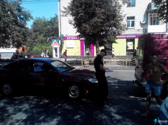 У центрі Луцька – затор через аварію