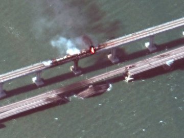 Путін назвав вибух на Кримському мосту терактом