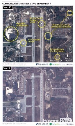 Пентагон опублікував супутникові знімки російських винищувачів у Сирії. ФОТО