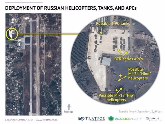 Пентагон опублікував супутникові знімки російських винищувачів у Сирії. ФОТО