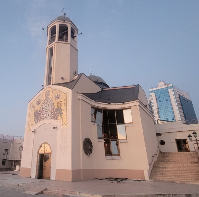 Нічна атака на Одесу: пошкоджені церква та готель на Морвокзалі