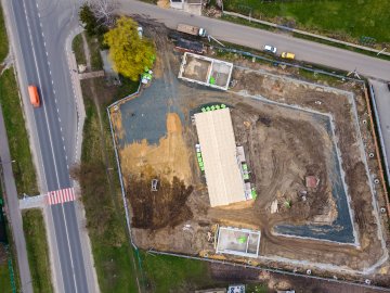 Показали, як будують новий ринок у Княгининку. ФОТО*