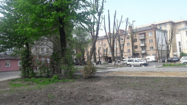 Розповіли, чому у центрі Луцька досі не облаштували сквер