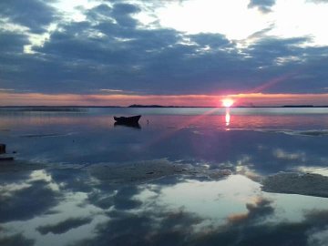 Магічний захід сонця на озері Світязь. ФОТО 