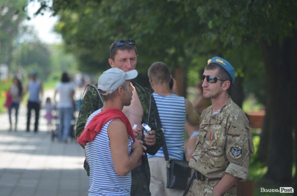 Свято «крилатої піхоти» у Луцьку. ФОТОРЕПОРТАЖ