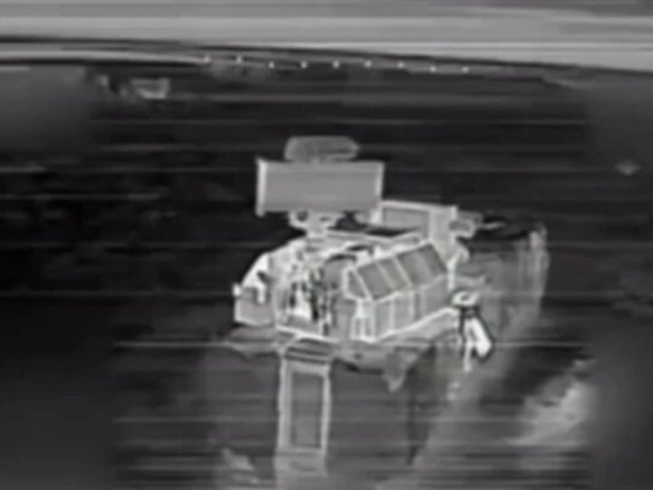 ВМС показали відео з ураженням командного пункту росіян на аеродромі «Саки» у Криму