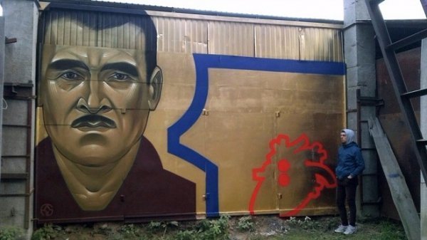 Художник із Луцька розмалював стіни у Санкт-Петербурзі. ФОТО