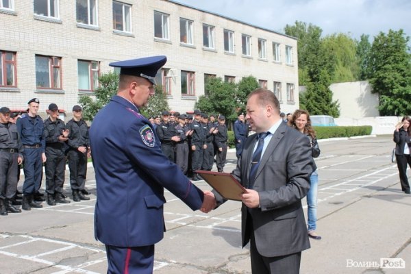 Луцька військова частина Нацгвардії святкує 20-ти річчя. ФОТО