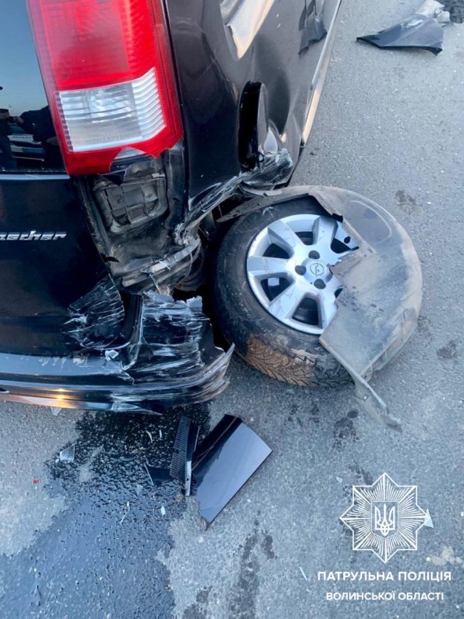 У Луцьку зіткнулися два автомобілі