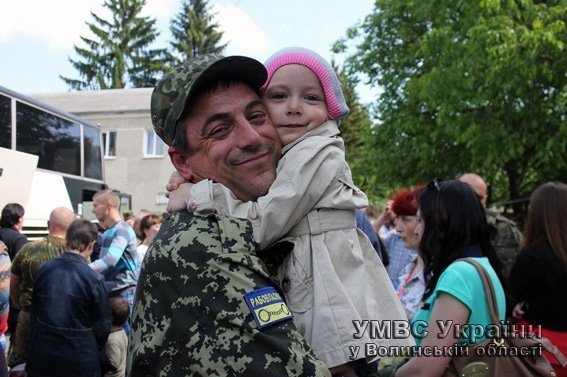 Волинські правоохоронці повернулися із передової додому. ФОТО
