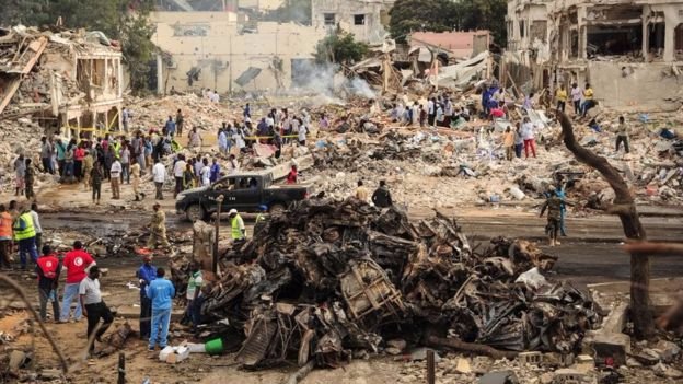 Теракти в Сомалі: загинули сотні людей