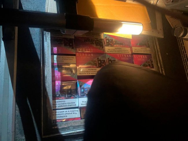 У «Ягодині» прикордонники виявили партію одноразових електронних сигарет