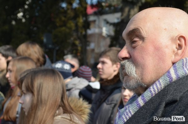 У Луцьку Шевченка вшанували спільним виконанням «Заповіту»