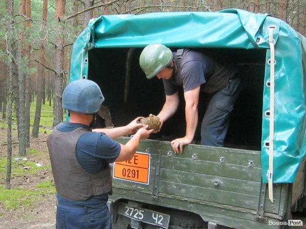 На Волині знайшли 85 боєприпасів часів війни. ФОТО
